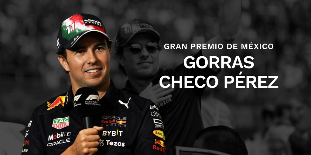 Las gorras de Checo Pérez en el Gran Premio de México a través de los años