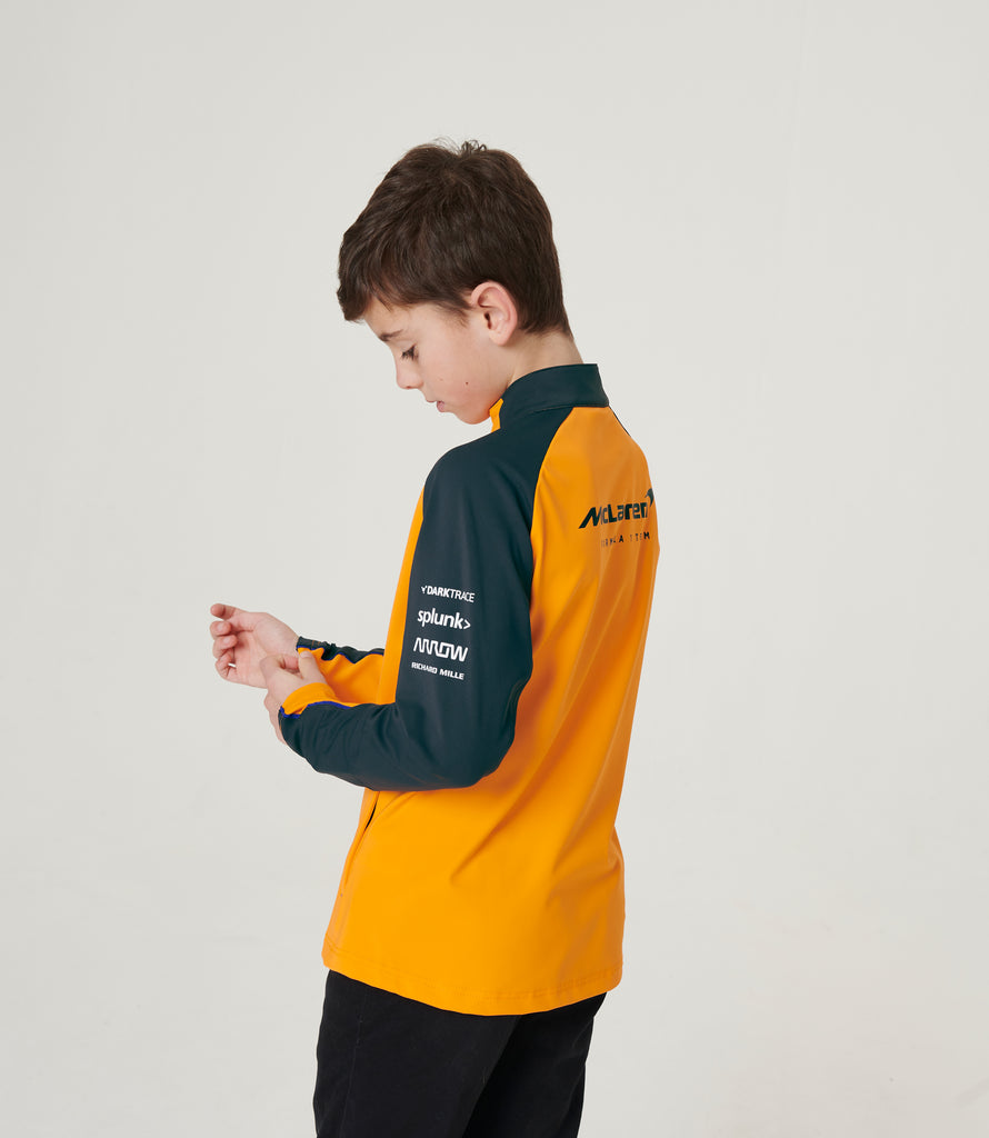 McLaren Chamarra Zipper Oficial Infantil 2022 Espalda